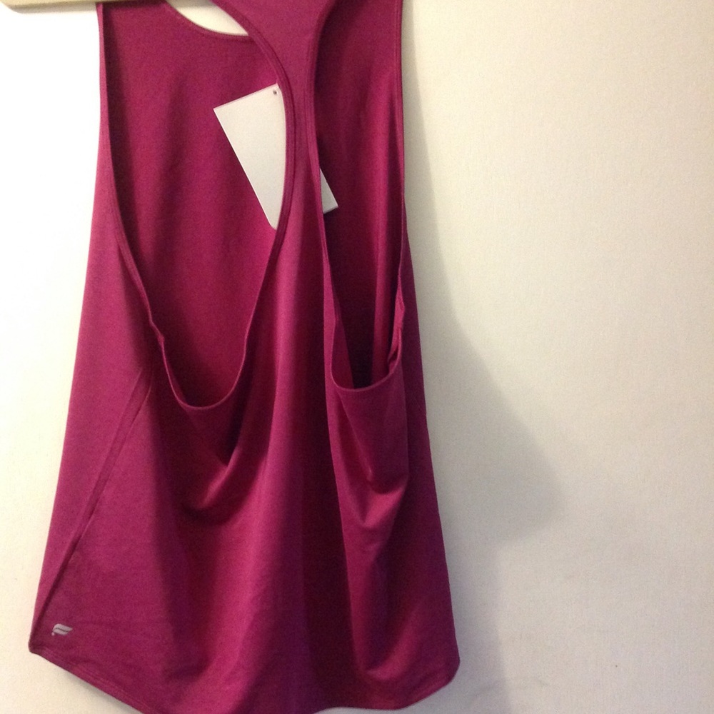 Fabletics Peggy Racerback Tank, Dark Rose